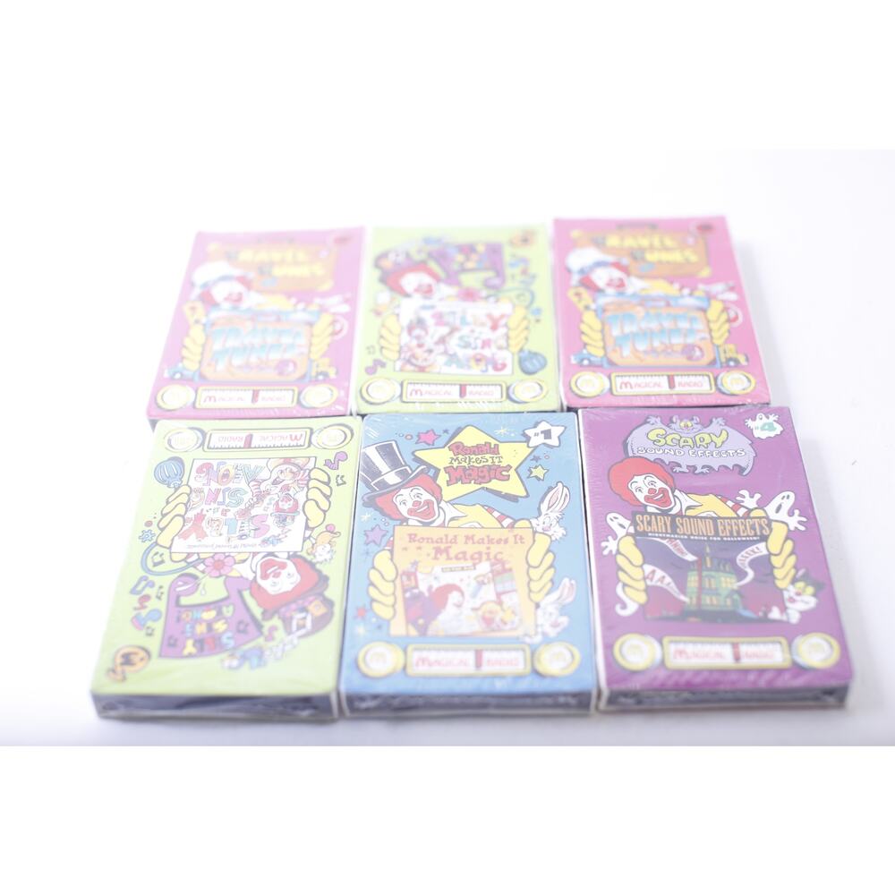McDonald's Magical Radio, Cassette Tapes, Set of 6, Children~ 250119-SHC SHC-001